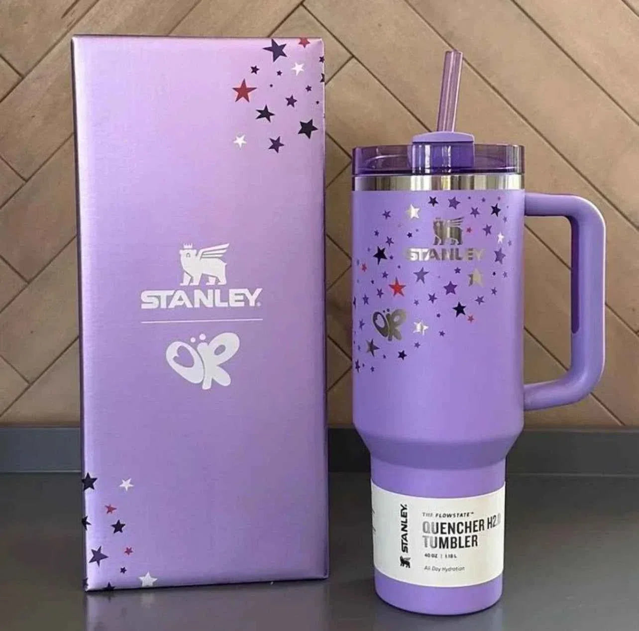 Stanley x Olivia Rodrigo Quencher H2.0 FlowState Tumbler 40oz | Limited Edition Purple