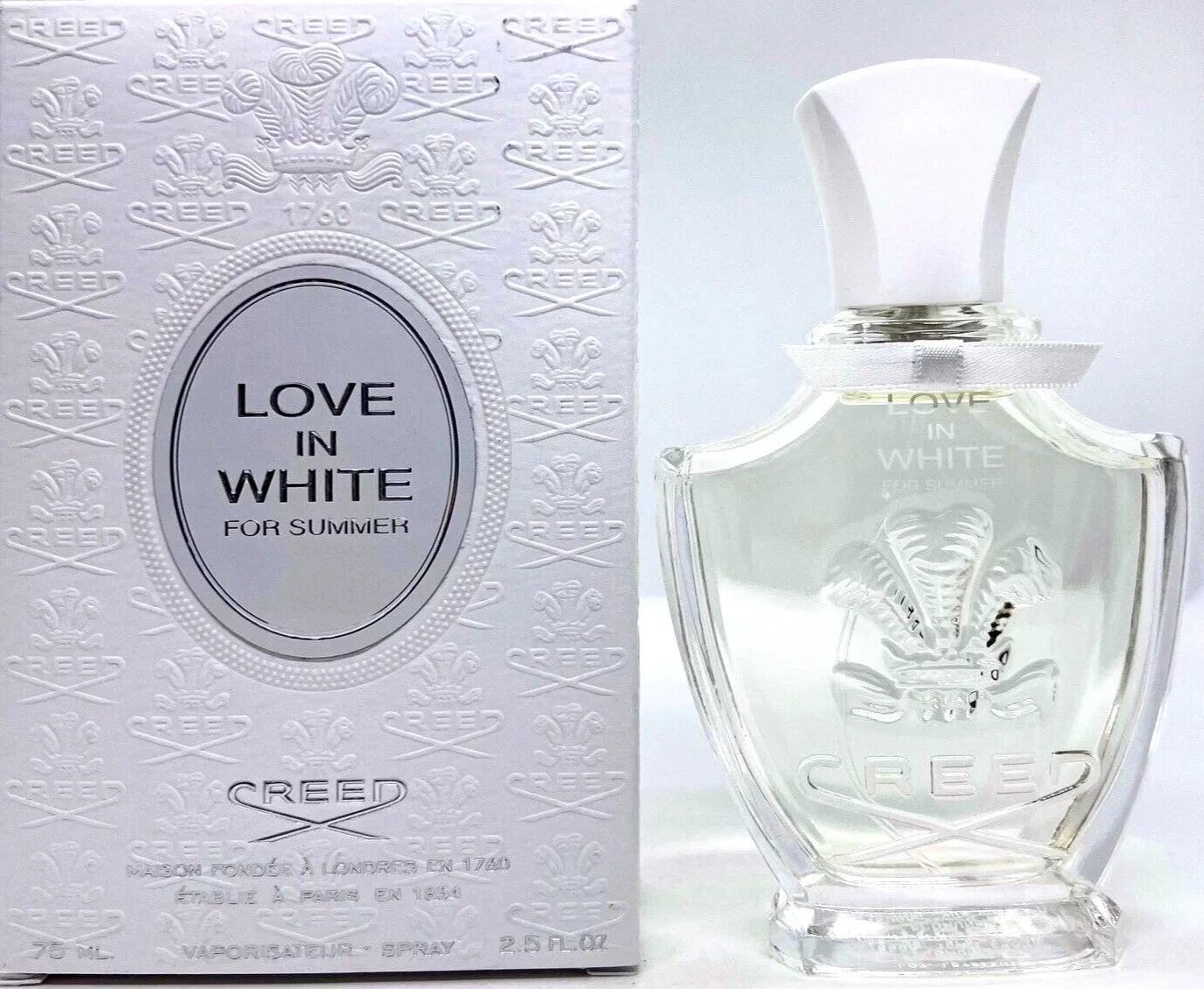 Creed Love In White for Summer Eau de Parfum Spray for Women 2.5 oz / 75ml New